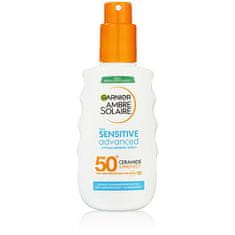Garnier Ochranný sprej pro citlivou pokožku SPF 50+ Sensitive Advanced (Hypoallergenic Spray) 150 ml