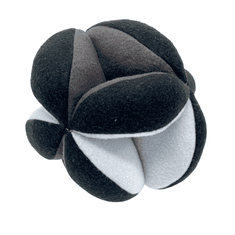 Guden Montessori míč (18cm) sv.šedá/ tm.šedá/ černá