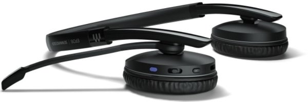  kommunikációs kihangosító headset epos adapt 261 mikrofon a karon szállító tok bluetooth technológia usb dongle nagyszerű a munkához és a játékhoz