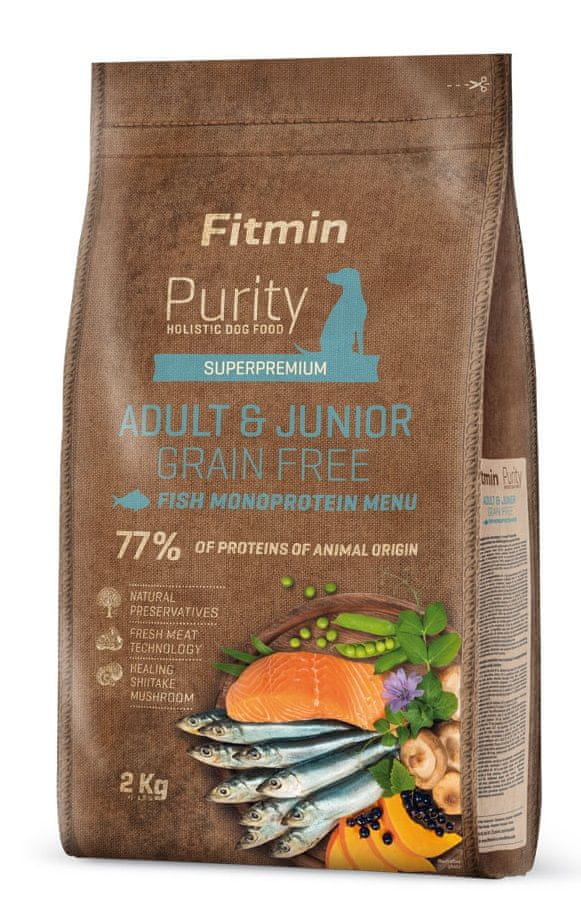 Levně Fitmin Purity Dog Grain Free Adult&Junior Fish Menu 2 kg