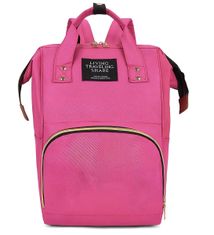 All for kids Voděodolný přebalovací batoh pro maminky - růžový