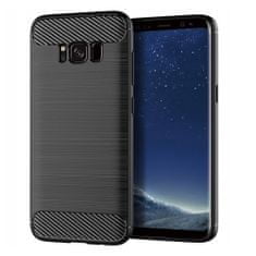 FORCELL Obal / kryt na Samsung Galaxy S8 černý - Forcell CARBON