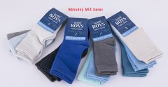 INTEREST Dětské ponožky - tři páry 15 - 18 - mix barev.