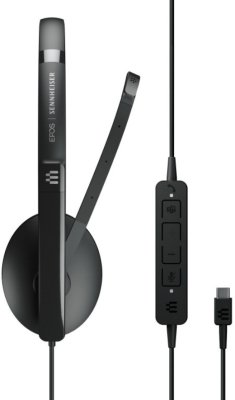 Komunikacijske slušalke za prostoročno telefoniranje epos Adapt 160 T USB II mikrofon na roki priključek usb odličen za delo in zabavo