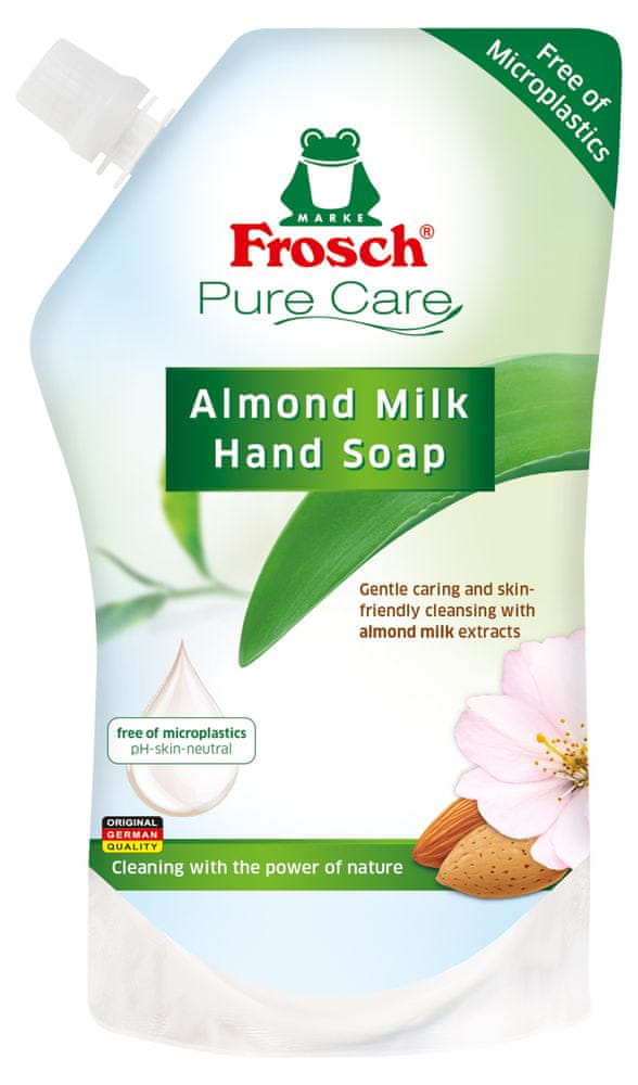 Levně Frosch EKO Tekuté mýdlo Mandlové mléko - náhradní náplň 500 ml