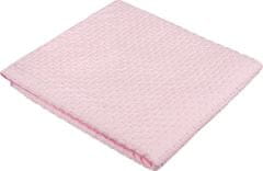 AKUKU AKUKU A1803 Bavlněná deka 100% bavlna růžová