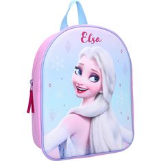 Vadobag Dětský batoh Frozen Ledové království Elsa 3D 29cm růžový