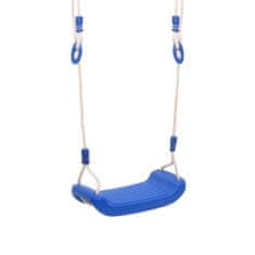 Greatstore Houpačkové sedáky s lany 2 ks modré 37 x 15 cm polyethylen