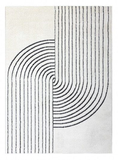 Dywany Łuszczów AKCE: 200x290 cm Kusový koberec Mode 8587 geometric cream/black