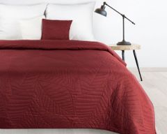 DESIGN 91 Přehoz na postel - Boni 6, červený, š. 170 cm x d. 210 cm