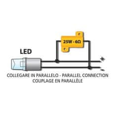 LAMPA Rezistor odpor pro LED žárovky 6OHM 25W – 45506