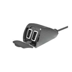 LAMPA Zásuvka na řídítka motocyklu USB-Fix TREK – 38828