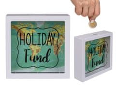Gifty City Dřevěná pokladnička na cestování, Holiday fund