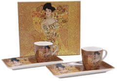 Home Elements  Espresso set 2 x 65 ml s podtácky, Klimt, Adele