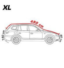 4Cars 4CARS Autoplachta proti krupobití - bavlněná podšívka - SUV XL