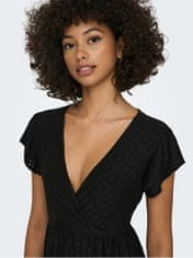 Jacqueline de Yong Dámské šaty JDYCATHINKA Loose Fit 15288288 Black (Velikost M)