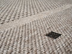 Devos Kusový koberec Floorlux 20329 Silver/Black – na ven i na doma 80x150