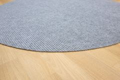 Vopi Kusový koberec Quick step šedý kruh 57x57 (průměr) kruh