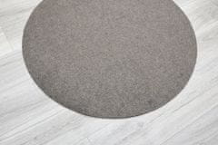 Vopi Kusový koberec Quick step béžový kruh 57x57 (průměr) kruh