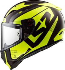 LS2 ARROW CARBON STING helma černá/Hi-Vis-žlutá