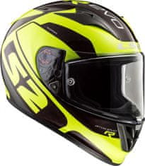 LS2 ARROW CARBON STING helma černá/Hi-Vis-žlutá