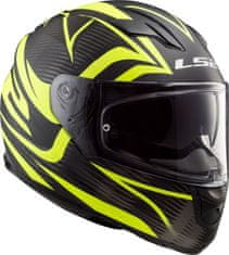 LS2 STREAM EVO JINK helma matná černá/žlutá vel.XXL