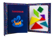 Sferazabawek Tangram je dřevěná ukládačka s magnetickými kousky