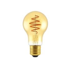 NORDLUX Stmívatelná LED žárovka Spiral Deco E27 4,5 W v kouřové nebo zlaté 1800 K 120 lm