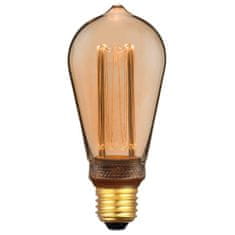 NORDLUX Stmívatelná zlatá LED žárovka Retro 2,3 W a 3,5 W 1800 K - 3,5 W - 45 mm - 120 lm - 112 mm 3,5 W 120 lm
