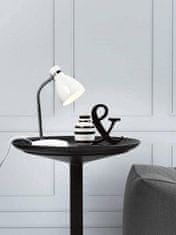 NORDLUX Klasická kovová stolní lampička Cyclone bílá