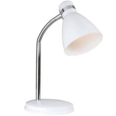 NORDLUX Klasická kovová stolní lampička Cyclone bílá