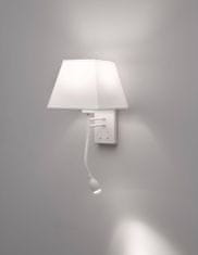 Nova Luce Elegantní nástěnná lampa Valencia s LED diodou na flexibilním rameni chrom