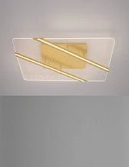 Nova Luce Moderní světlo Jertuna s efektním svícením 2162 lm hliník,zlatá
