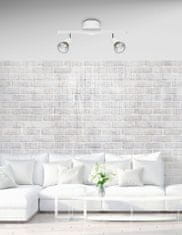 Nova Luce Moderní stropní lišta Base se dvěma nastavitelnými spoty bílá