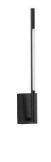 Nova Luce Nástěnné minimalistické otočné LED svítidlo Raccio černá 560 lm 740 mm