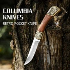 Columbia Outdoorový skládací nůž 19/9,7cm-Černá KP26525