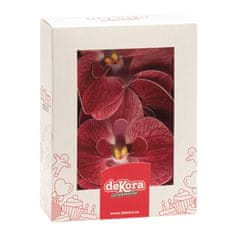 Dekora Květy z jedlého papíru orchidej růžová 10ks 