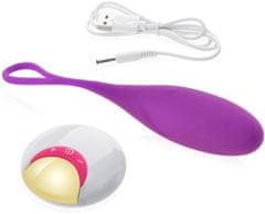 XSARA Vibrační vajíčko na dálkové ovládání silikonové sex vajíčko ke stimulaci - 10 funkcí - 70842077