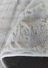 4sleep Kusový koberec MERLIN 3D šedý Šedá MERLIN 3D 30/30/100 160x200 2cm až 2,9cm Jednobarevný