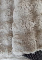 4sleep Kusový koberec MERLIN 3D latté Krém MERLIN 3D 30/30/100 160x200 2cm až 2,9cm Jednobarevný