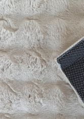 4sleep Kusový koberec MERLIN 3D latté Krém MERLIN 3D 30/30/100 160x200 2cm až 2,9cm Jednobarevný