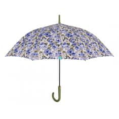 Perletti Time, Dámský holový deštník Peonie/fialový, 26303