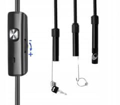 KOBEMO Endoskopická kamera, Inspekční kamera, Vodotěsná Inspekční kamera USB/Micro USB na pevném kabelu 5 m + možnost fotografování | SMARTSCOPE