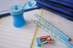 Stabilo Tužka grafitová EASYgraph silná pro praváky modrý s gumou a ořezávátkem