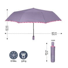 Perletti Technology Plně automatický skládací deštník Border / Marrone, 21715