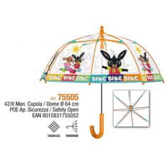 Perletti Dětský deštník ZAJÍČEK BING Transparent, 75505