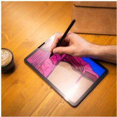 FIXED dotykové pero Graphite Pro pro iPad s bezdrátovým nabíjením a chytrým tlačítkem, černá (FIXGRA2-BK)