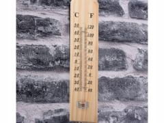 Verk 07184 Teploměr venkovní 26 cm dřevěný