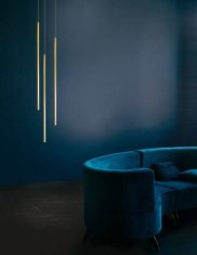 Nova Luce Závěsné svítidlo Elettra v minimalistickém designu černá