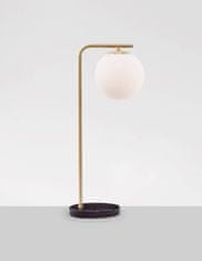 Nova Luce Luxusní lampička Alvarez s mramorovou základnou